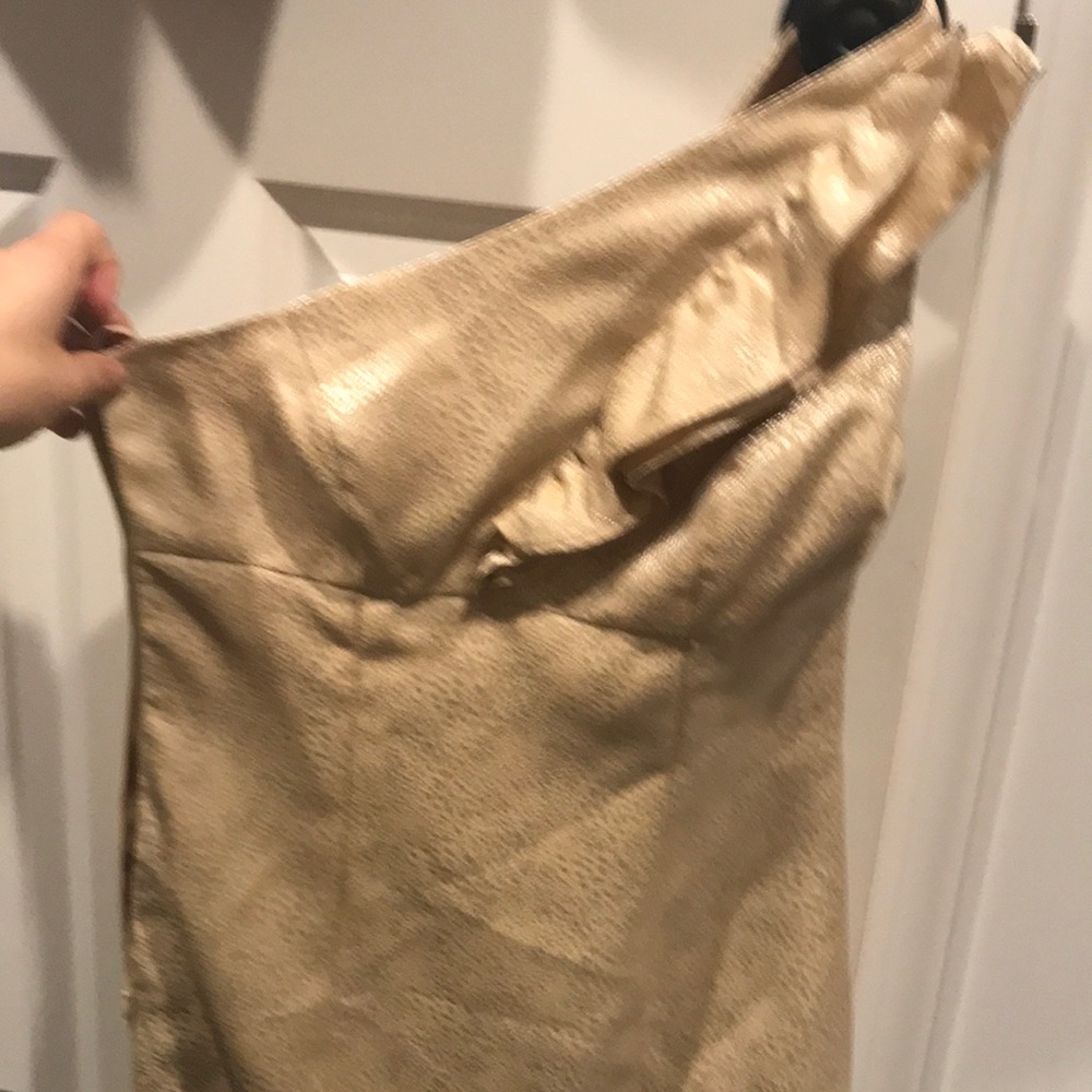 NWT Evan pic one gold dress size 2